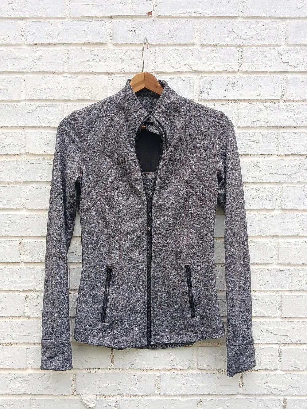Lululemon Define Jacket Size 6 Gray Full Zip